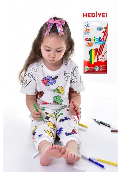 Boyanabilir Çocuk Pijama