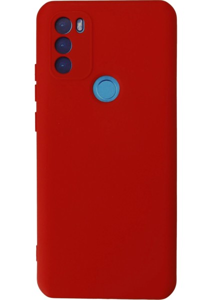 General Mobile Gm 21 Plus Kılıf Nano Içi Kadife Silikon - Kırmızı Ferrg