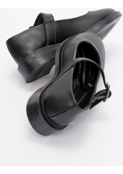 Kadın Günlük Ayakkabı SİYAH CİLT fırsatları