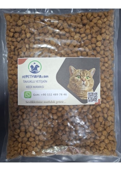 Tavuklu Yetişkin Kedi Maması1kg