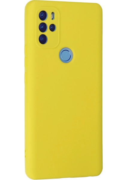 General Mobile Gm 21 Pro Kılıf Nano Içi Kadife Silikon - Sarı Ferrg