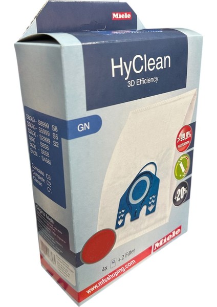 Miele Uyumlu Gn / Fjm / Cat And Dog / Classic C1 / C2 / C3 Kutulu Toz Torbası ( 4lü )