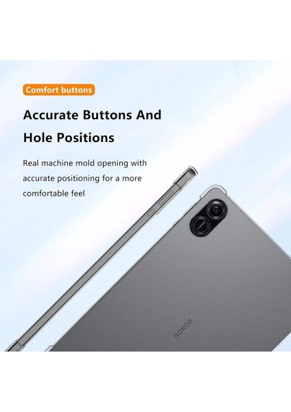 Honor Pad X9 (11.5 Inc) Antishock Köşe Korumalı Sararmaz Şeffaf Shockproof Esnek Kılıf fırsatları
