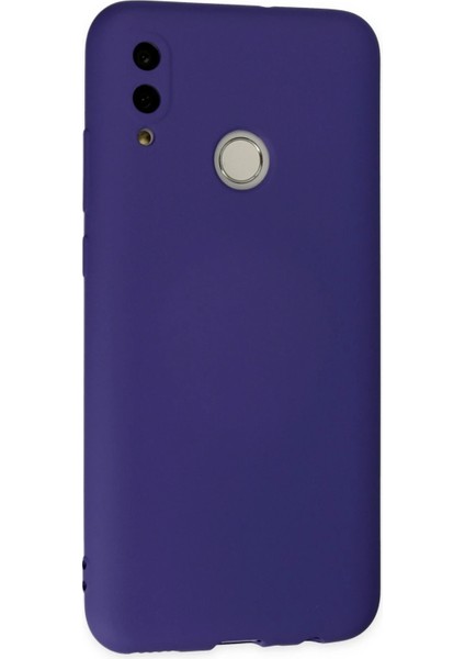 Huawei P Smart 2019 Kılıf Nano Içi Kadife Silikon - Mor Ferrg