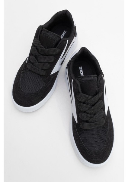 Kadın Anorak Spor Ayakkabı Siyah Beyaz indirimleri