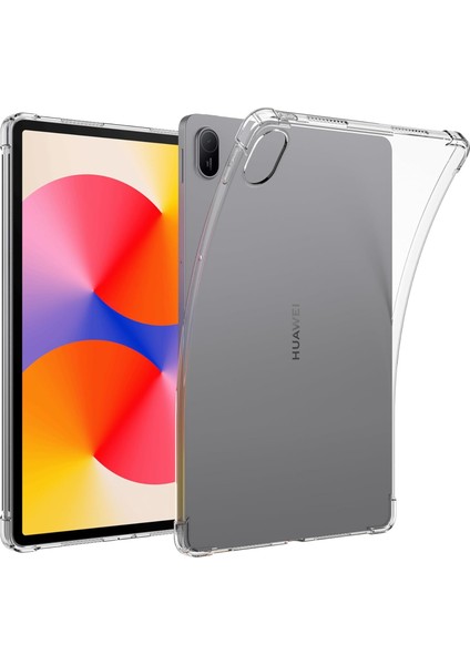 Huawei Matepad Se 11 Inc 2024 Antishock Köşe Korumalı Sararmaz Şeffaf Shockproof Esnek Kılıf