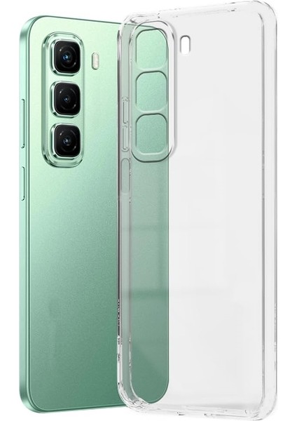 Infinix Hot 50 4g Uyumlu Kılıf Şeffaf Silikon