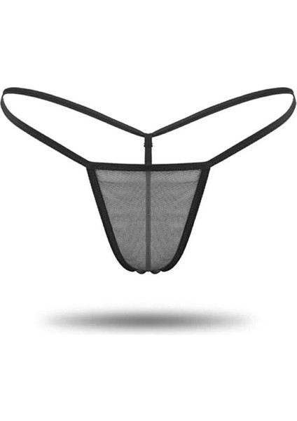 Kadın 3'lü Transparan Tül String BC1304
