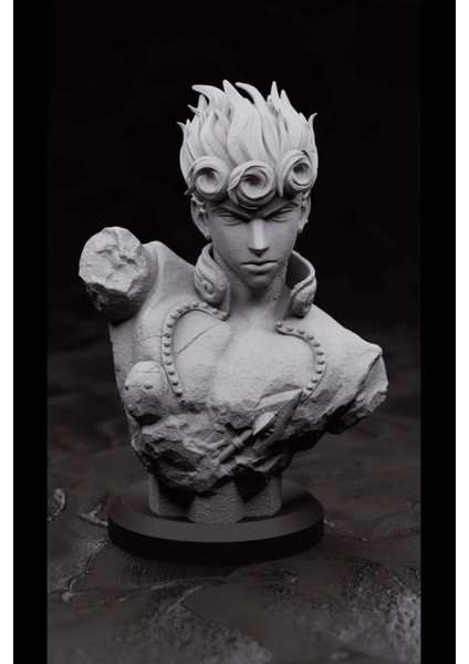 Giorno Giovanna Büst Figür - Jojo's Bizarre Adventure Figür - Jojo Figür Büst Heykel