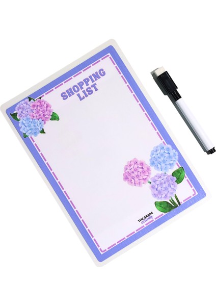 Yaz-Sil Notluk Shopping List Buzdolabı Notluk.manyetik Buzdolabı Notluk.magnetli NOTLUK.21 x 15 cm