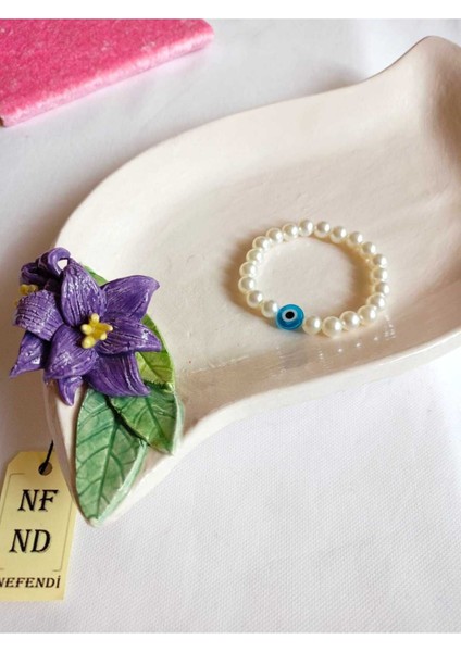 2li Set Inci Kolye Nazar Boncuklu(Cam) ve Bileklik Krem Incili Boncuk Misina Ipli Esnek Hediye modelleri