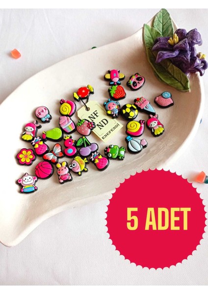5 Adet Sticker 3D Yapışkanlı Matara Sticker Karışık Gelir Hediye Oyuncak Desenli