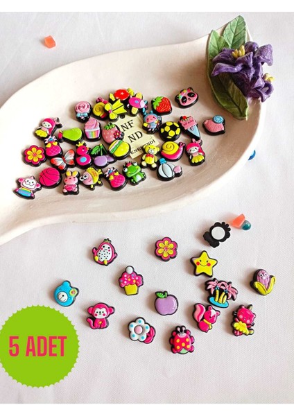 5 Adet Sticker 3D Yapışkanlı Matara Sticker Karışık Gelir Hediye Oyuncak Desenli