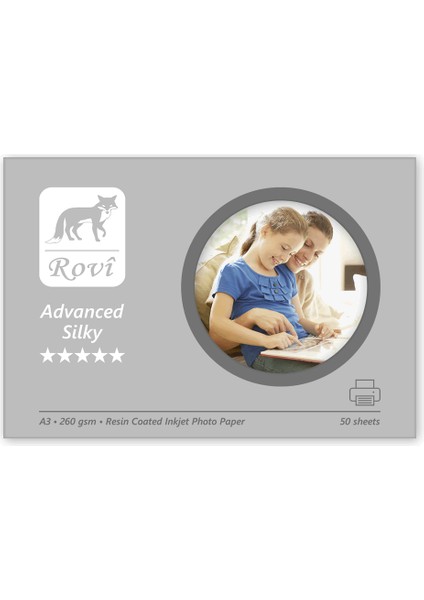 Advanced İpek Fotoğraf Kağıdı - 260Gsm - 50Yp - A3