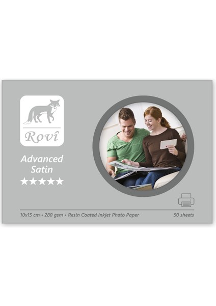 Advanced Satin Fotoğraf Kağıdı - 280Gsm - 50Yp - 10X15cm