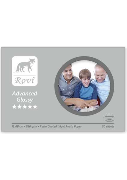 Advanced Parlak Fotoğraf Kağıdı - 280Gsm - 50Yp - 13X18cm