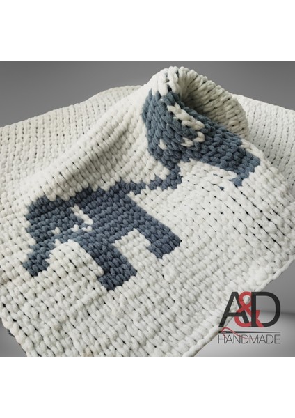 Çift Taraflı Bebek Battaniyesi>Ev Tekstili>Bebek Odası>Battaniye>Puffy Battaniye>bebek Hediyesi>Gri-Beyaz Battaniye>A&D HANDMADE>TV Battaniyesi fiyatları