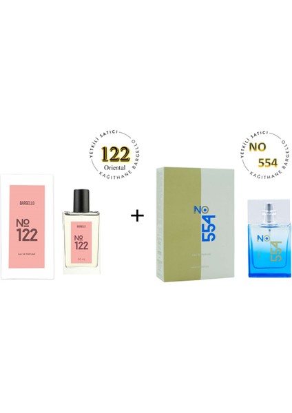 122 +No: 554 Kadın / Unisex Parfüm EDP 50 ml Oriental / Floral