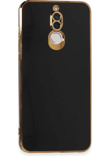 Huawei Mate 10 Lite Kılıf Volet Silikon - Siyah Ferrg