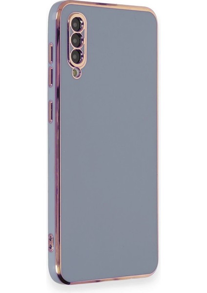 Samsung Galaxy A70 Kılıf Volet Silikon - Mavi Ferrg