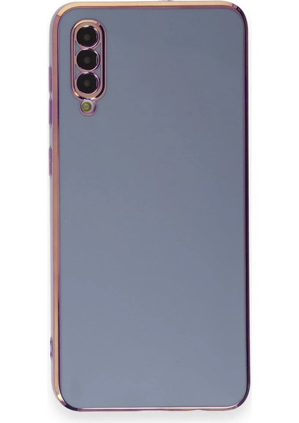 Samsung Galaxy A70 Kılıf Volet Silikon - Mavi Ferrg