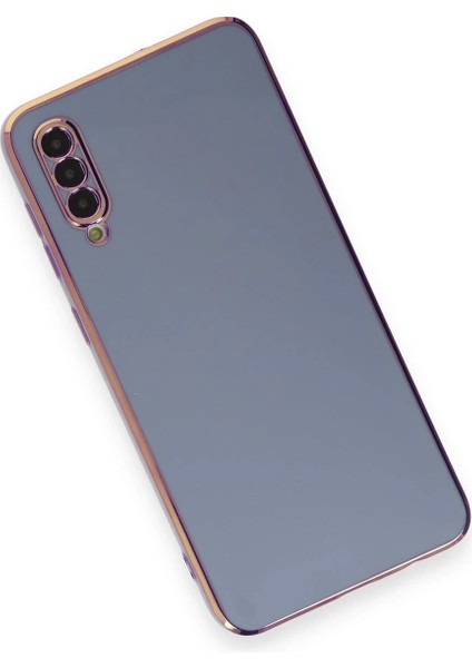 Samsung Galaxy A70 Kılıf Volet Silikon - Mavi Ferrg
