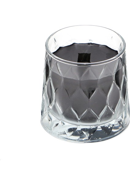 Kristal Cam Bardak Siyah Black Vanilya Kokulu Vegan Mum