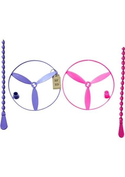 Pervane Oyuncak Ufo Uçan Daire Nostaljik Fırıldak Büyük Bahçe Oyuncağı 2 Adet