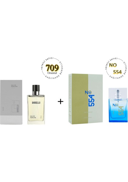 709 + No: 554 Erkek/unisex Parfüm EDP 50 ml Oriental / Floral