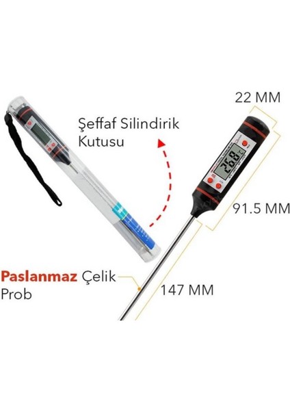 9263 +Plus Problu Gıda Termometresi
