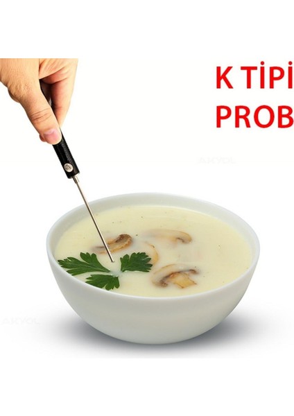 Nr 81530B K Tipi Düz Uçlu Sıcaklık Ölçer Prob -50°c +500°C fiyatları