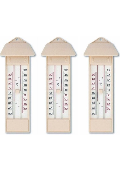 '3 Adet' Tfa 10.3015.03 Plastik Maksimum-Minimum Termometre