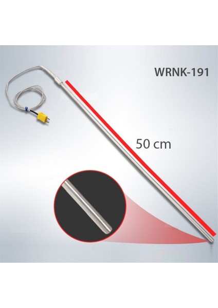 WRNK-191 K Tipi Uzun Prob 50 cm 1100°C fiyatları
