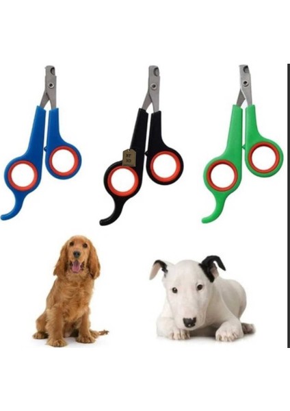 Kedi Köpek Tırnak Makası Evcil Hayvan Makası Kedi ve Mini Irk Tırnak Makası Tekli Siyag
