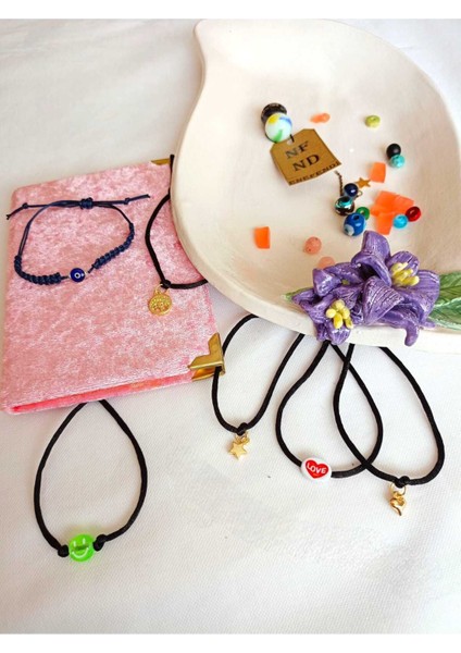 10 Adet Mavi Boncuklu Marteniçka Bileklik Şans Bereket Arkadaş Sevgili Eş Çocuk Hediye Bahar indirimleri