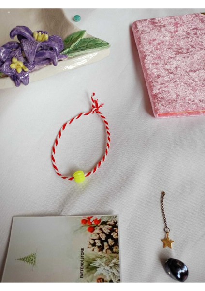 10 Adet Sarı Boncuklu Marteniçka Bileklik Şans Bereket Arkadaş Sevgili Eş Çocuk Hediye Bahar fiyatları