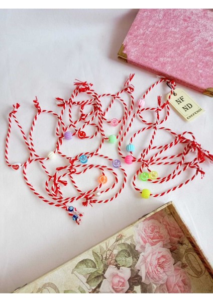 10 Adet Sarı Boncuklu Marteniçka Bileklik Şans Bereket Arkadaş Sevgili Eş Çocuk Hediye Bahar indirimleri