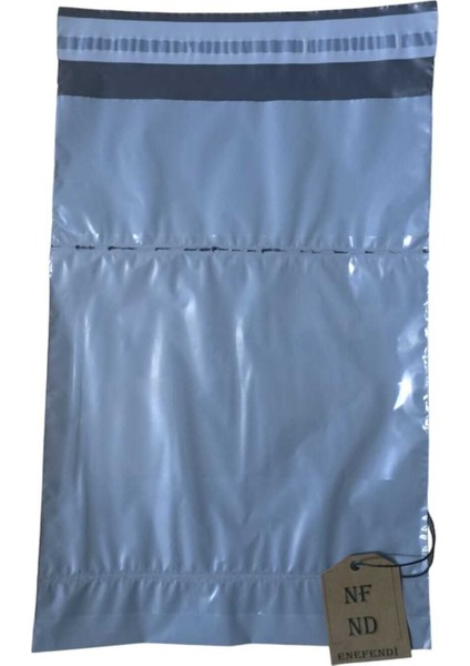 Kendinden Yapışkanlı Kargo Poşeti Cepli Gri Renk 18X30 (10'lu)