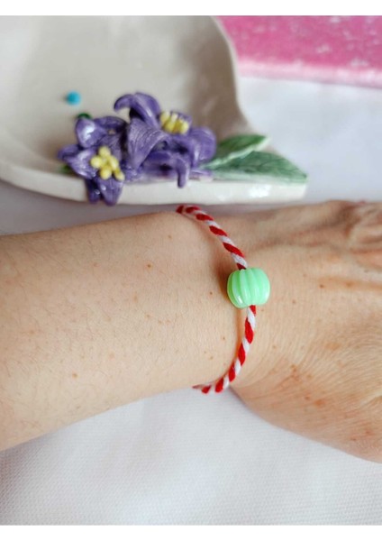 10 Adet Yeşil Boncuklu Marteniçka Bileklik Şans Bereket Arkadaş Sevgili Eş Çocuk Hediye Bahar fiyatları