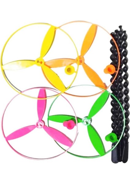 Uçan Daire Ufo Bahçe Spor Fırıldak Oyuncak Pervane Yeşil Renkli Büyük Nostaljik Oyuncak Tekli fırsatları