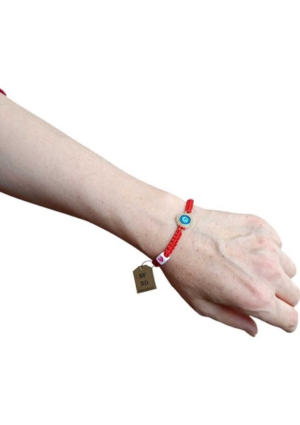 Bileklik Nazar Boncuklu Taşlı Makrome Ipli Örme Aparatlı Asansor Bağlama Kalpli Boncuklar Hediyelik indirimleri