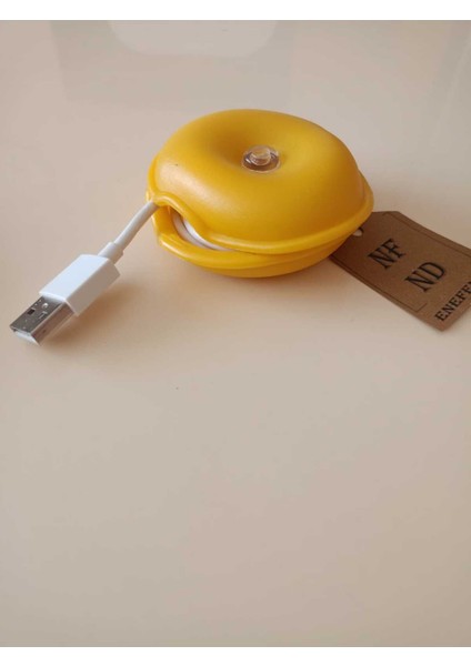Pratik Şarj USB Kablo Toplayıcı Kablo Düzenleyici Cable Turtle Kablo Toparlayıcı Sarı 8 cm fiyatları