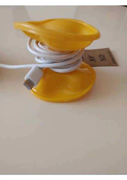 Pratik Şarj USB Kablo Toplayıcı Kablo Düzenleyici Cable Turtle Kablo Toparlayıcı Sarı 8 cm indirimleri