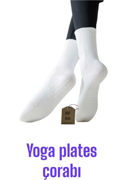 2 Çift Yoga Pilates Çorabı Kadın Silikon Kaymaz Taban Pamuk Soket Tenis Çorap Altı Havlu Siyah Beyaz fiyatları