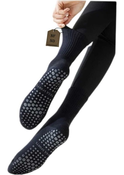 2 Çift Yoga Pilates Çorabı Kadın Silikon Kaymaz Taban Pamuk Soket Tenis Çorap Altı Havlu Siyah Beyaz modelleri