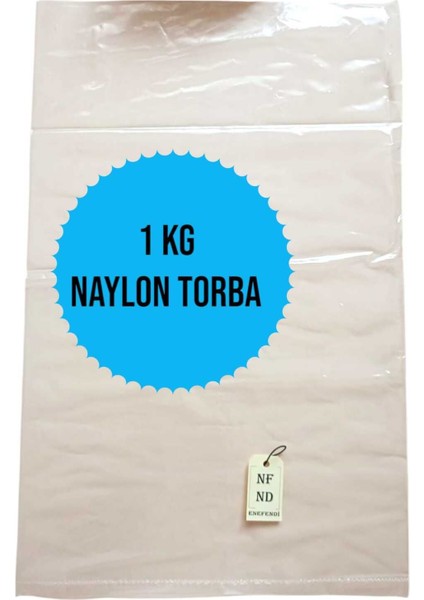 3'lük Naylon Torba Poşet Alışveriş Sağlam Erzak Şeffaf Bakkaliye Torbası 1 kg 25X42CM