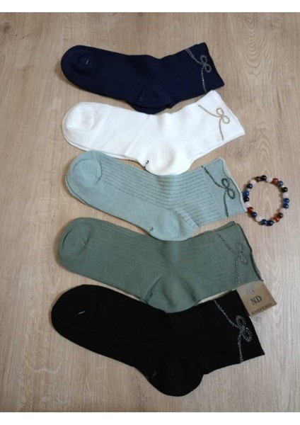 2çift Pamuklu Burun Dikişsiz Gültaşlı Kokulu Likralı Kısakonç Çorap Ekru Lacivert Kadın Çorabı 36-40 indirimleri