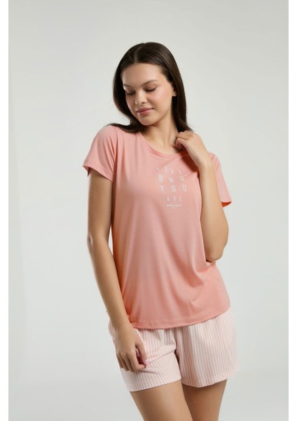 9010 Kadın Şort Pijama Takım