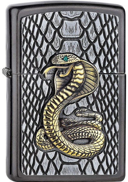 Çakmak Rüzgar Geçirmez Pirinç Alaşım Tasarım Benzinli Özel Hediye Kutusunda