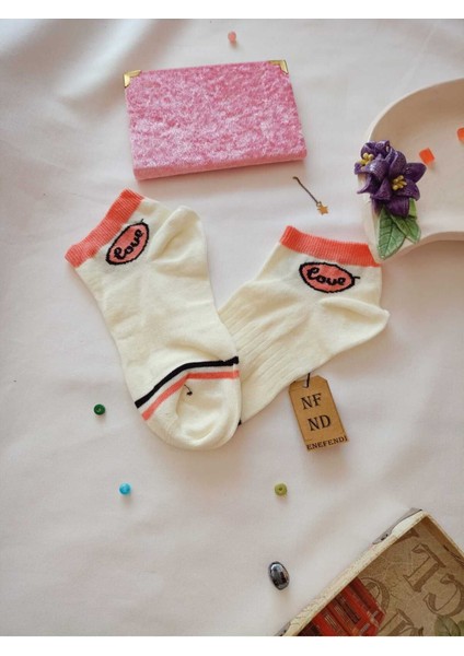 3 Çift Patik Çorap Yumuşak Dikişsiz Burun Kadın Pamuklu Kısa Konç Desenli 36-40 fırsatları